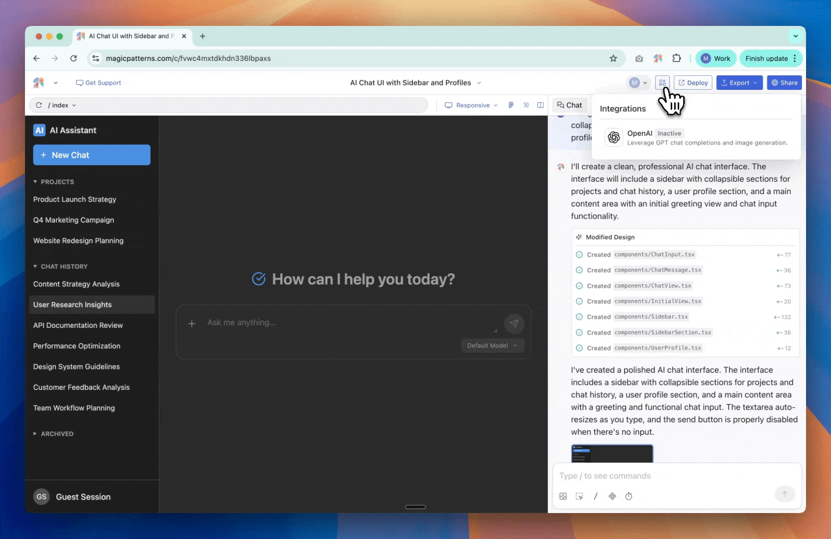 OpenAI Integration